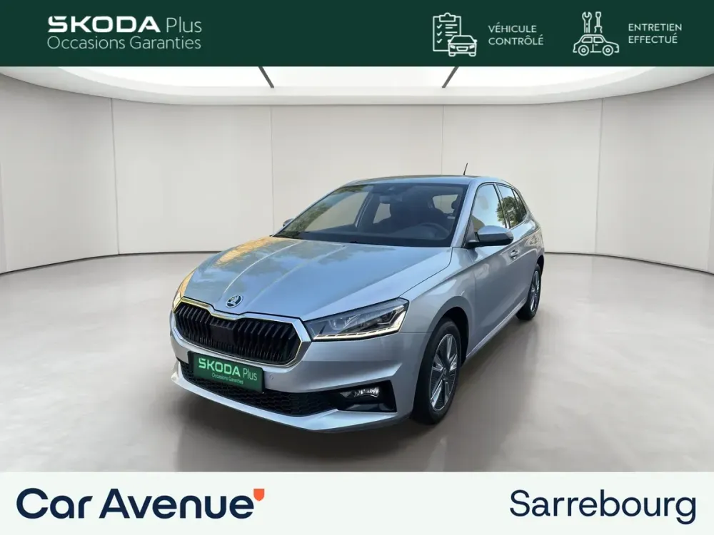 Skoda Fabia gris d'occasion