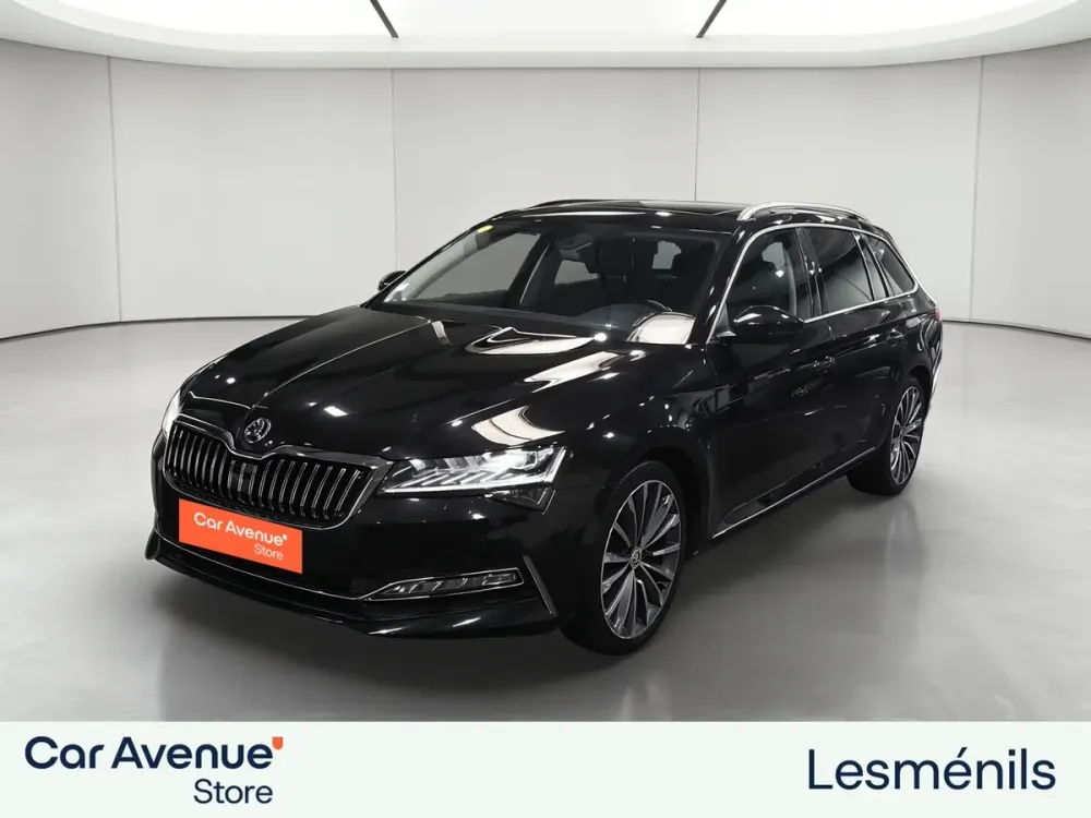 Skoda SUPERB noir d'occasion