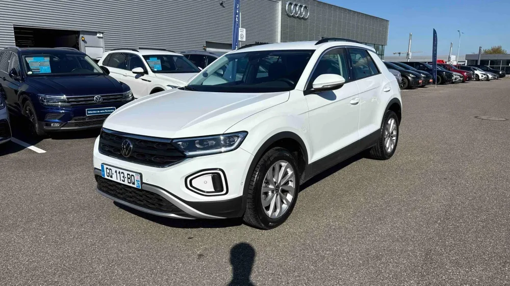 Volkswagen T-Roc blanc pur d'occasion