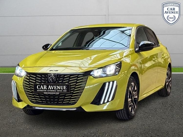 Peugeot 208 jaune d'occasion