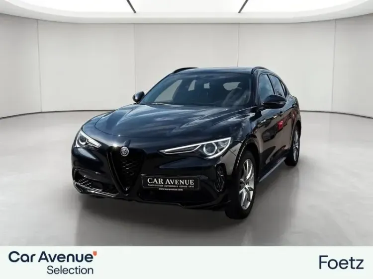 Alfa Romeo Stelvio noir vulcano métallisée d'occasion