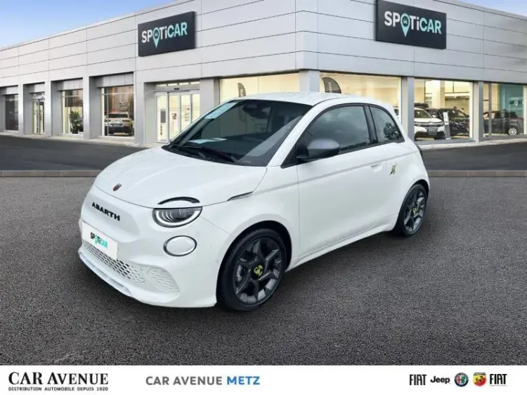 Abarth 500e blanc antidote neuf
