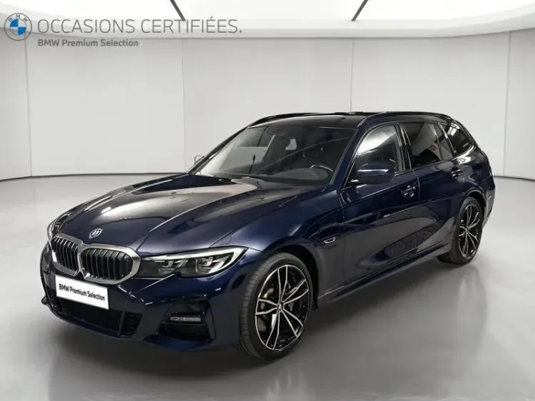 BMW Série 3 Touring bleu d'occasion