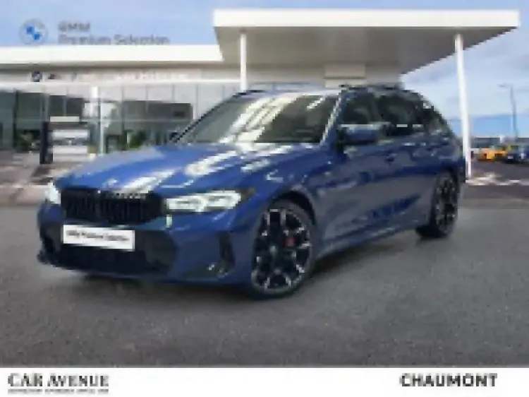 BMW Série 3 Touring bleu d'occasion