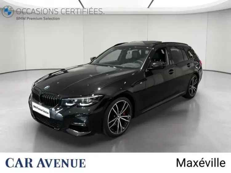 BMW SERIE 3 TOURING G21 noir d'occasion