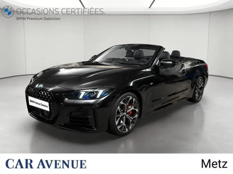 BMW SERIE 4 CABRIOLET G23 LCI noir d'occasion