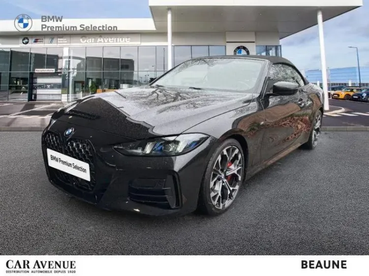 BMW Série 4 Cabriolet noir d'occasion