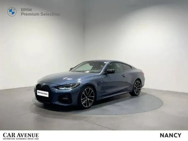 BMW Série 4 Coupé bleu d'occasion