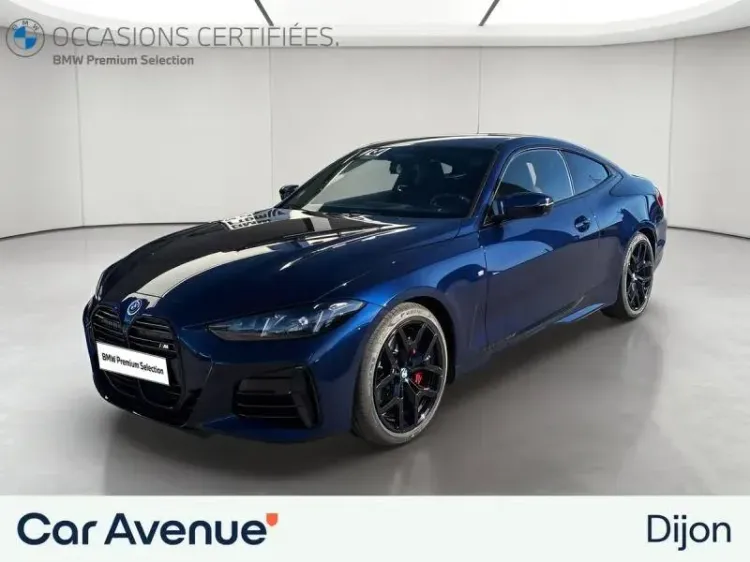 BMW Série 4 Coupé bleu d'occasion
