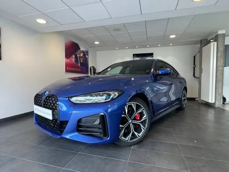 BMW SERIE 4 GRAN COUPE G26 bleu d'occasion