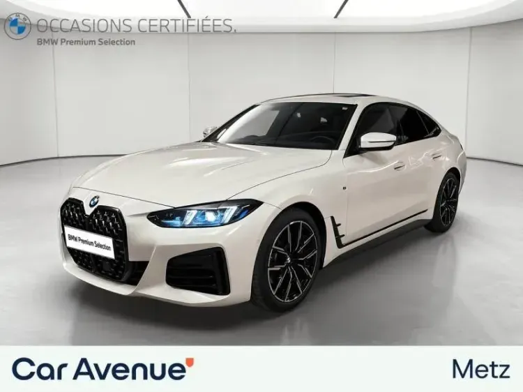 BMW Série 4 Gran Coupé blanc d'occasion