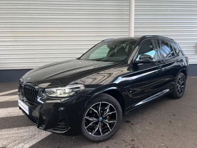 BMW X3 saphirschwarz metallise d'occasion