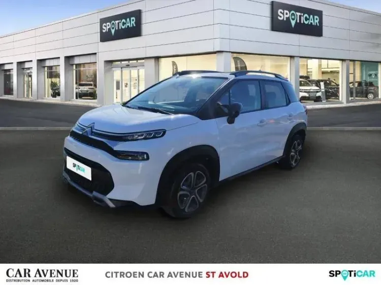 Citroën C3 Aircross blanc banquise (o) + noir perla nera d'occasion
