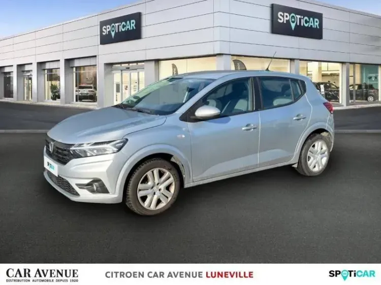 Dacia Sandero gris comete metallise d'occasion