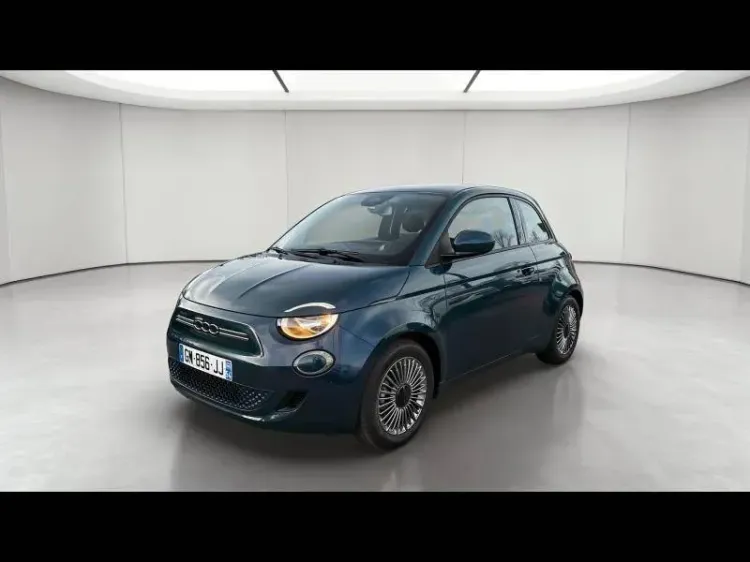 Fiat 500e BERLINE MY22 SERIE 1 STEP 2 ocean green metal d'occasion