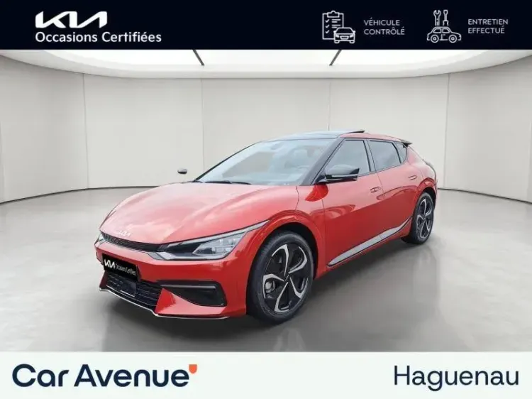 Kia EV6 rouge magma metallise d'occasion