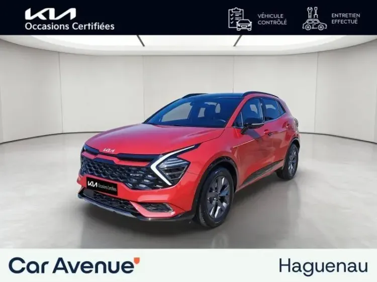 Kia Sportage rouge rubis metallise d'occasion