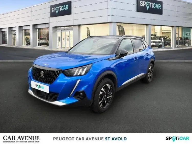 Peugeot 2008 bleu vertigo (s) d'occasion
