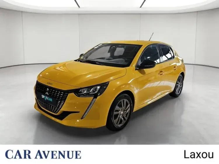 Peugeot 208 jaune faro metal d'occasion