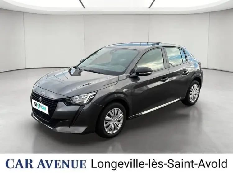 Peugeot 208 gris platinium (m) d'occasion