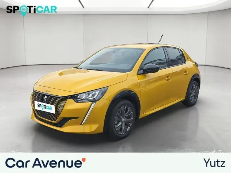 Peugeot 208 ELECTRIQUE jaune faro (m) d'occasion