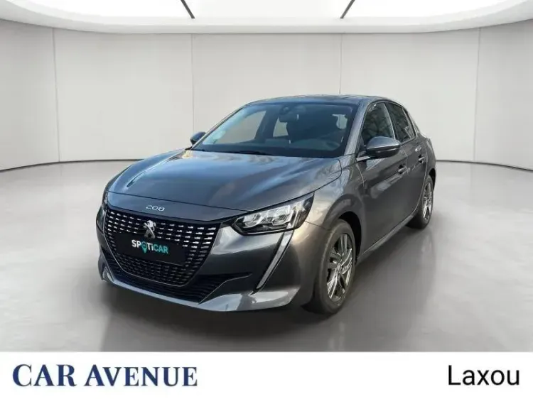 Peugeot 208 gris platinium (m) d'occasion