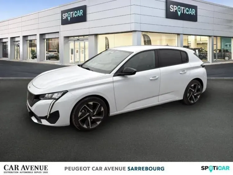 Peugeot 308 blanc d'occasion