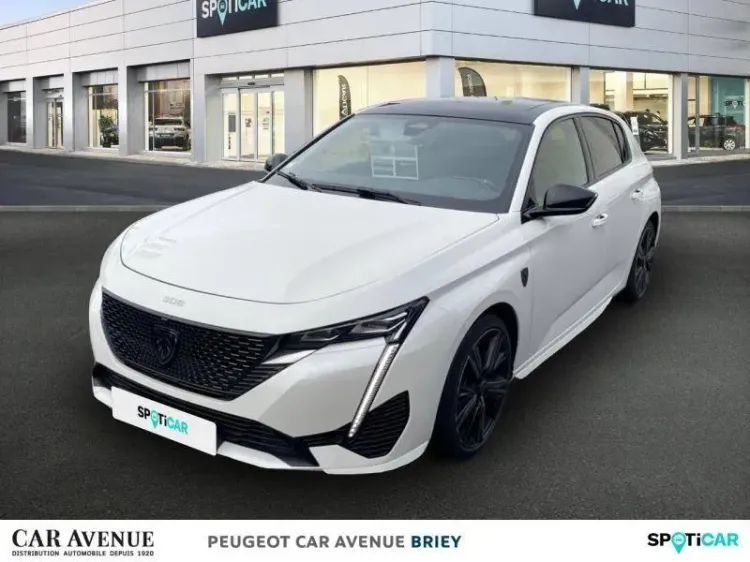 Peugeot 308 blanc d'occasion