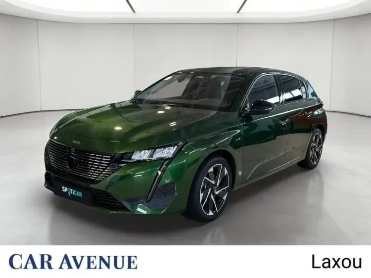 Peugeot 308 vert olivine (m) d'occasion