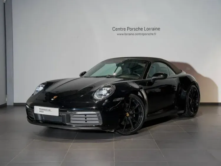 Porsche 911 CARRERA CABRIOLET 992 noir d'occasion