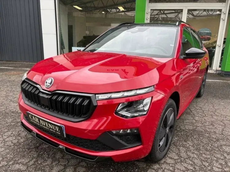 Skoda Kamiq rouge velvet metallise premium neuf