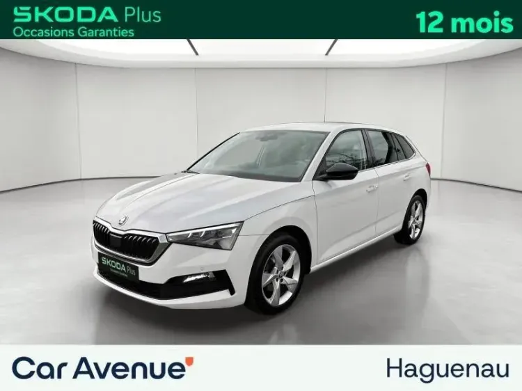 Skoda Scala blanc d'occasion