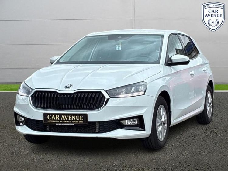 Skoda Fabia white d'occasion