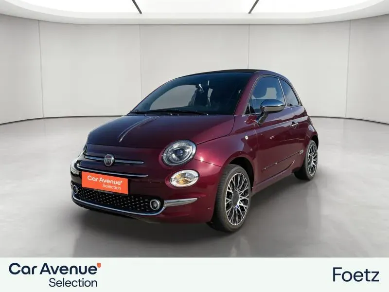 Fiat 500 red d'occasion